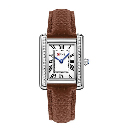 Retro Diamond Inlaid High-end Women's Quartz Watch Couple