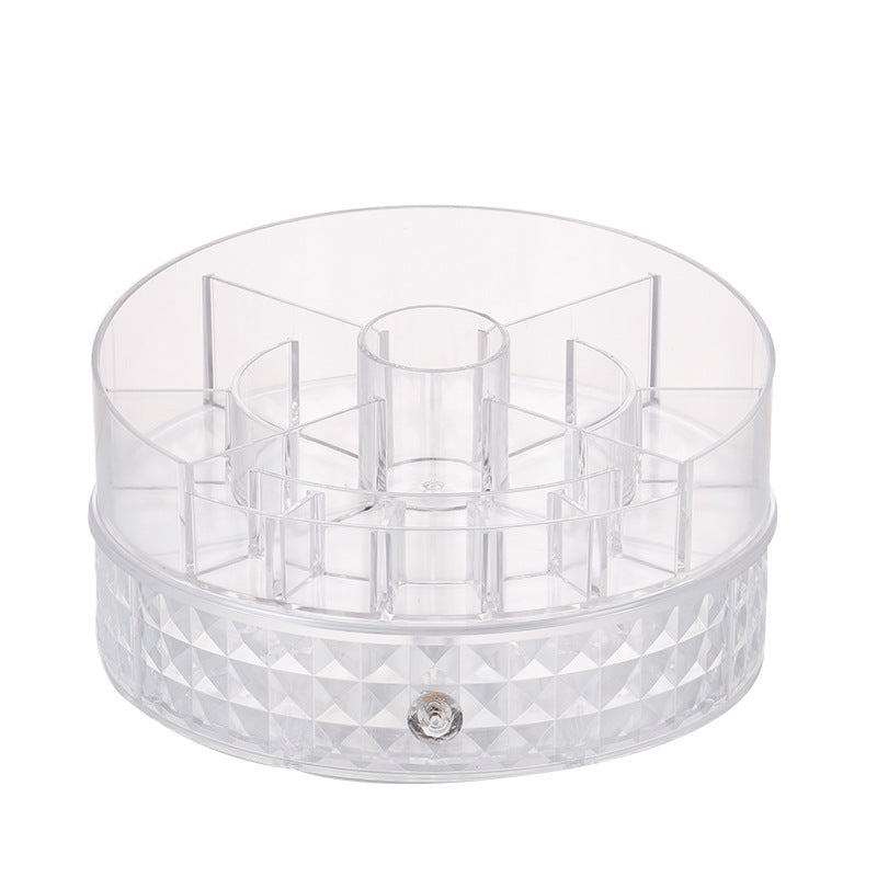 360 rotating diamond pattern makeup box