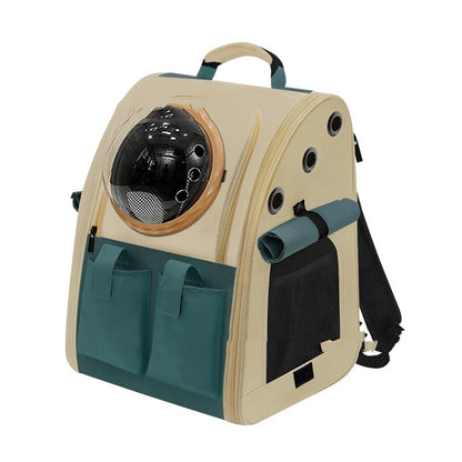 Backpack For Going Out Backpack Foldable Space Capsule Cute Pet