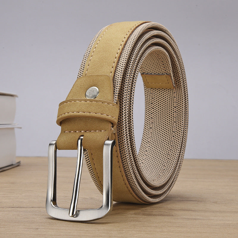 Korean Version Creative Style Suede Man's Belt