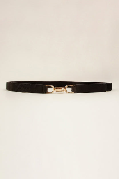 Alloy Buckle Elastic Belt