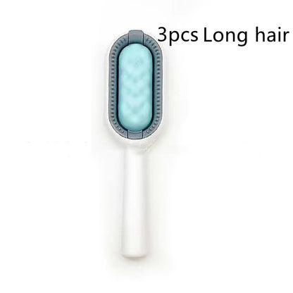 Hair Removal Comb With Disposable Wipes Sticker Cat