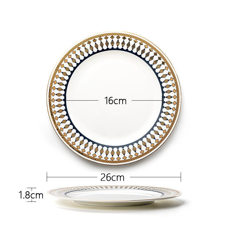 Light Luxury Western Tableware Plate Set Nordic