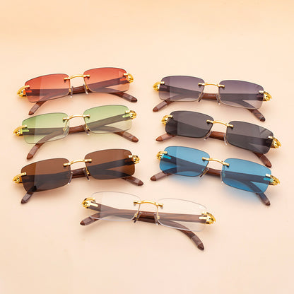 Mirror Legs Sunglasses Men Trend Sunglasses Women