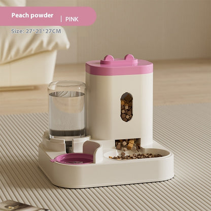 Automatic Cat Feeding Water Feeder Dog Bowl