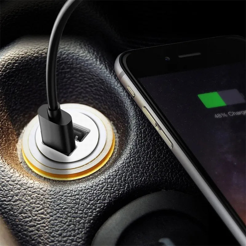 Car Truck Dual 2 Port USB Mini Charger Adapter 12V Power