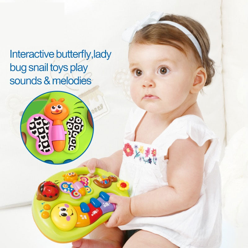 Baby Toys Learning Machine Toy with Lights & Music & Learning Stories Toy Musical Instrument for Toddler 6 month