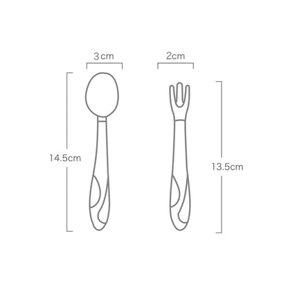 Spoon For Baby Utensils Set Auxiliary Food Silicone Gel Spoon Baby Learn To Eat Training Bendable Soft Spoon Children Tableware