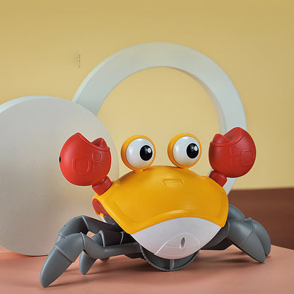 Baby Automatic Induction Escape Electric Induction Crab Can't Catch Voice-Activated Crab Crawling Toy