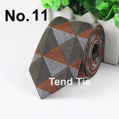 Men's Tie New Ultra-narrow Wool Elegant Atmosphere