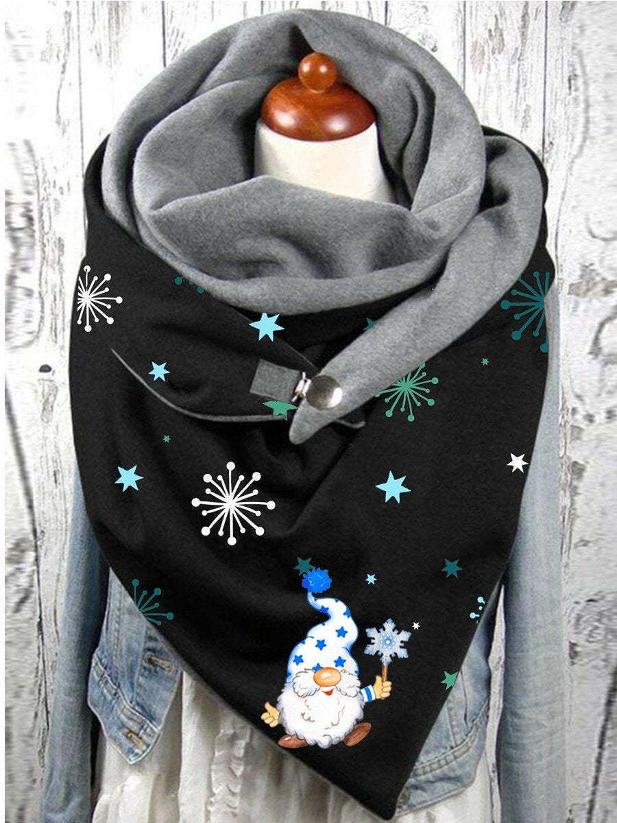 Women's Fashion Leisure Warm Clip Scarf