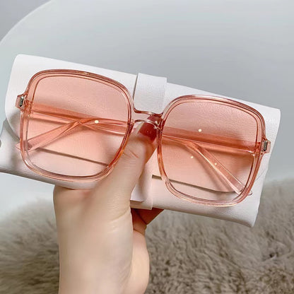 Oversized Frame Women Ins Fashion Sunglasses UV Protection