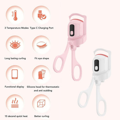 Mini Portable Electric Eyelash Curler