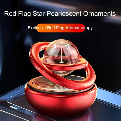 Solar Rotating Car Aroma Decoration Aluminum Alloy