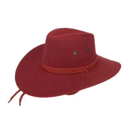 Western Denim Suede Outdoor Sun Visor