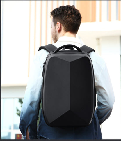 Men's Business Casual Password Lock Anti-theft Backpack Business Trip Travel Laptop Bag Student Schoolbag