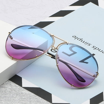 Women's Fashion Lens Sunglasses Gradient Color