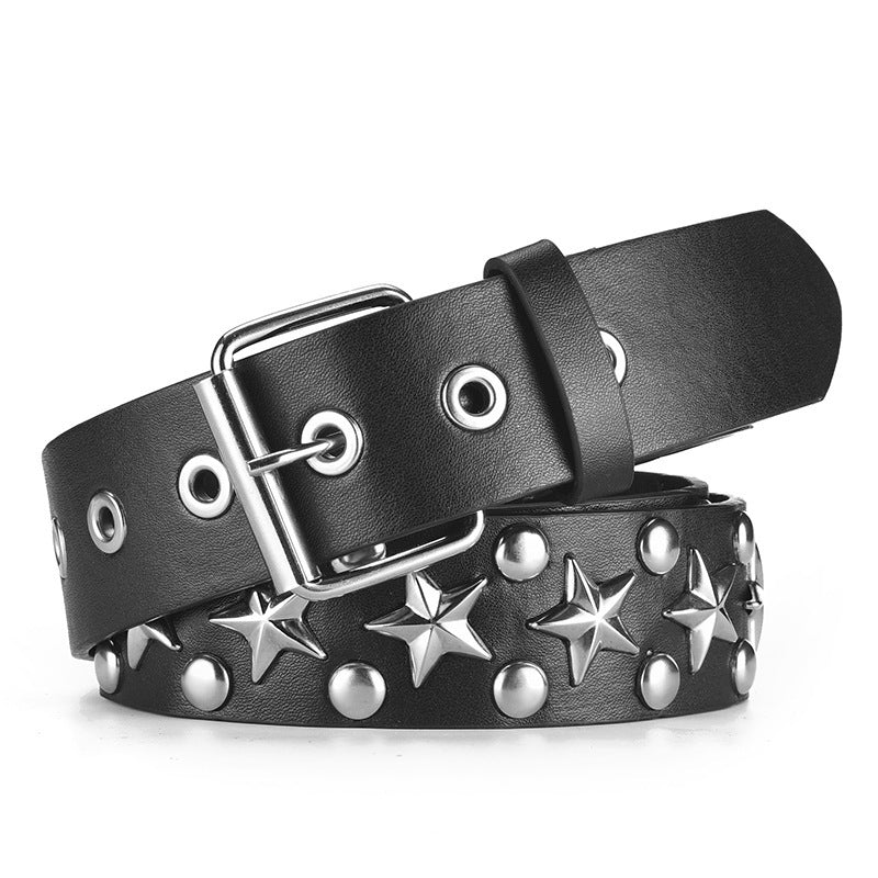 Fashion Needle Buckle Versatile Punk Style Belt For Women