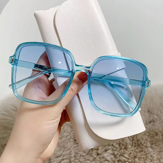 Oversized Frame Women Ins Fashion Sunglasses UV Protection