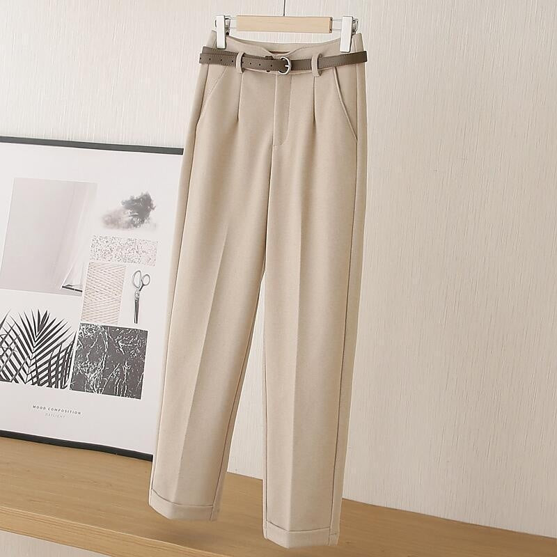 Female Slimming And Age Reducing High Waisted Casual Pants