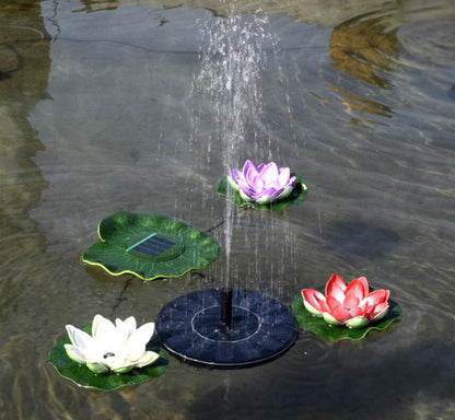 Solar Water Mercury Garden Miniature Floating Fountain