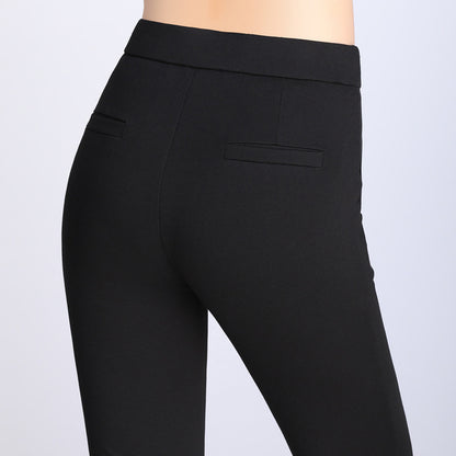 High Waist Stretch Outer Wear Leggings Women's Trousers