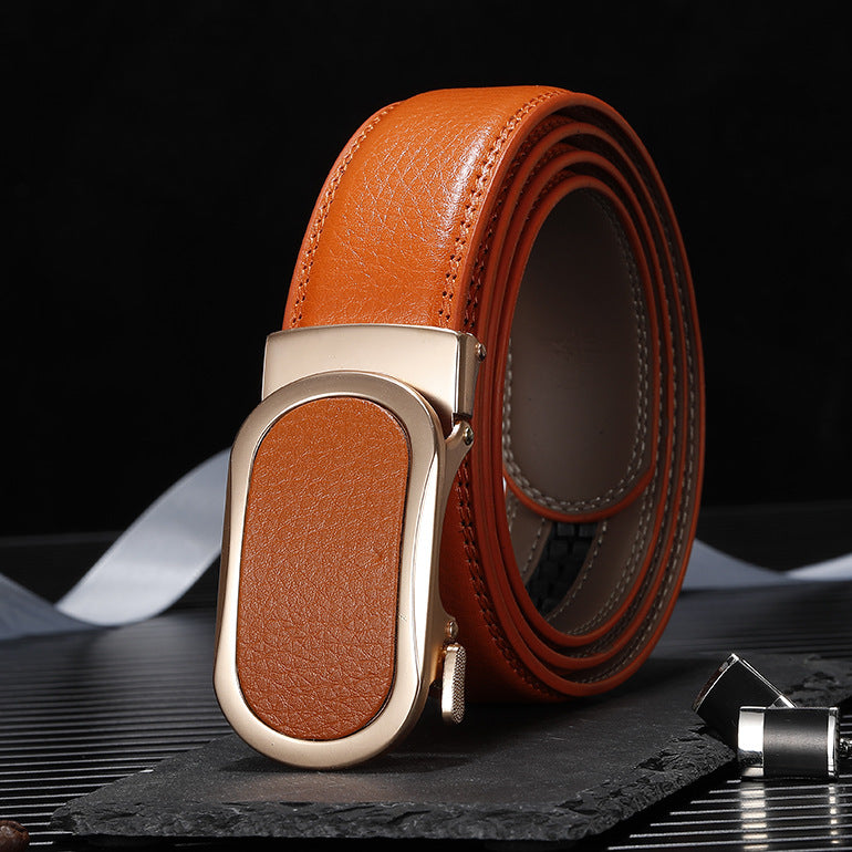 Men's Artificial Leather Comfort Click Belt