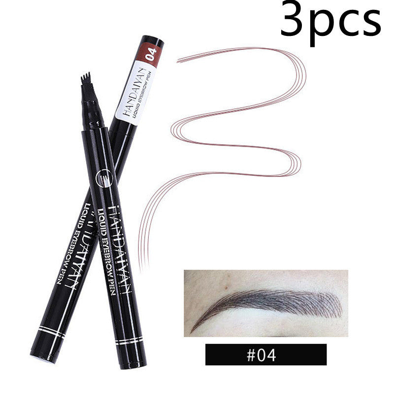 Four-head Eyebrow Pencil Liquid Eyebrow Pencil Tattoo Eyebrow Pencil Eyebrow Pencil 4-head Eyebrow Pencil Four-jaw Eyebrow Pencil