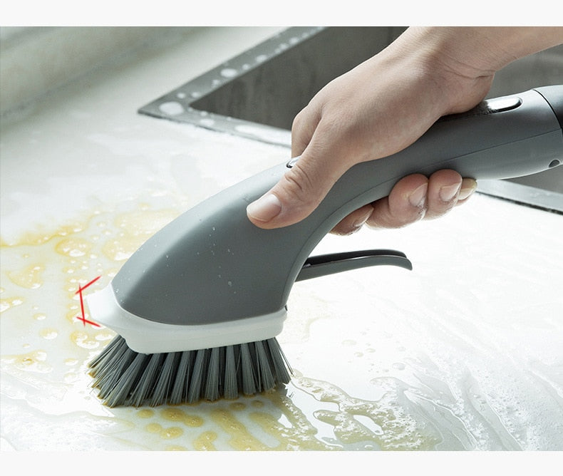 Long Handle Multifunctional Anti-slip Sink Decontamination Brush