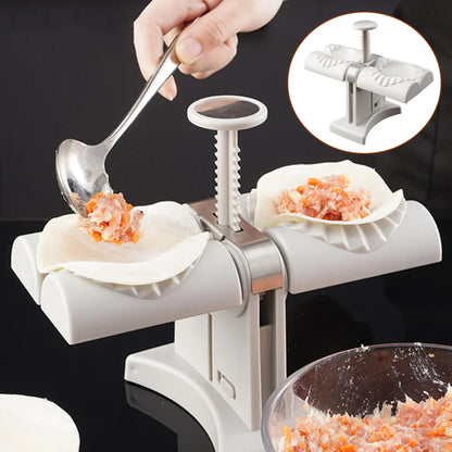 Fully automatic dumpling making machine household dumplings fancy pinch dumpling machine artifact set small dumpling two-end mold