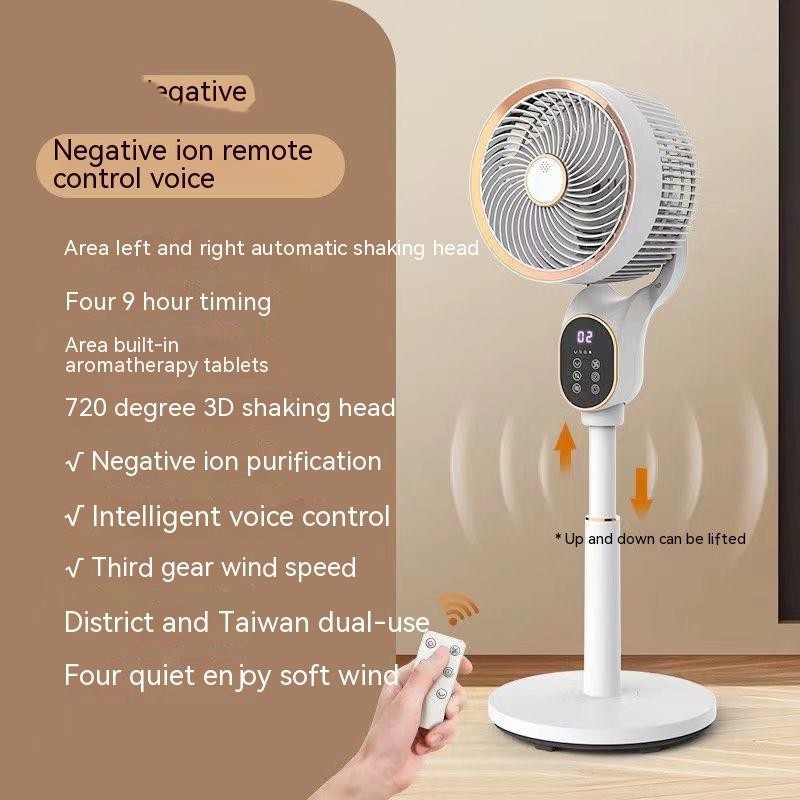 Air Circulator Household Fan Student Dormitory Fan Large Wind Platform Thermantidote Turbofan