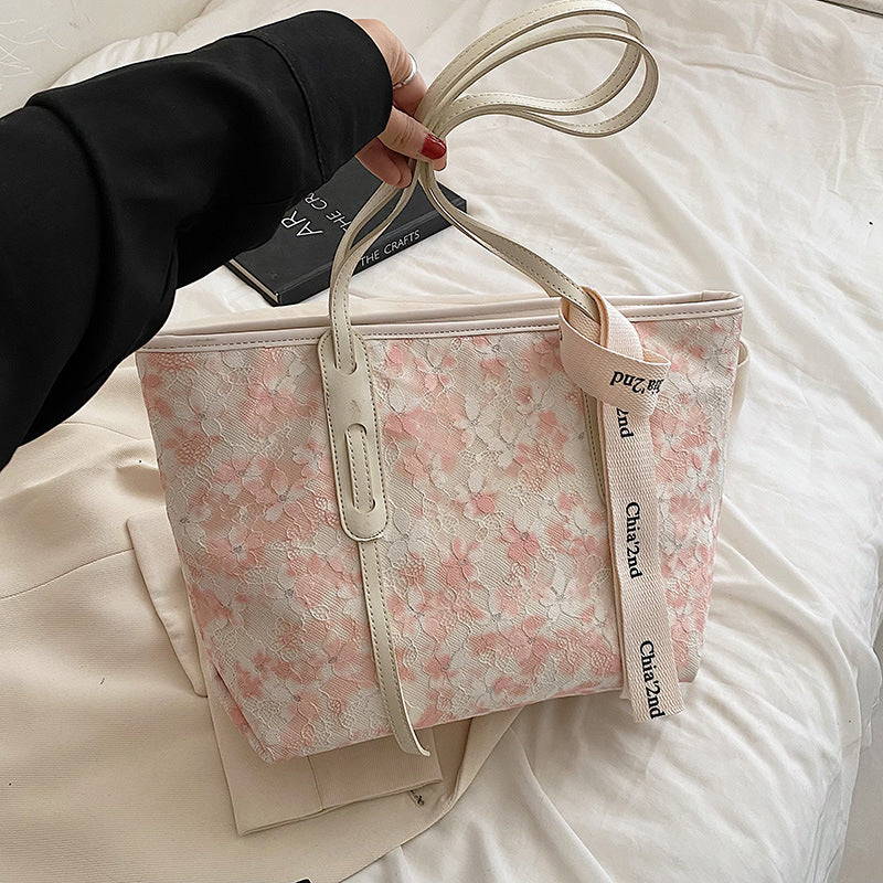 Women's Fashion Flower Casual Shoulder Bag