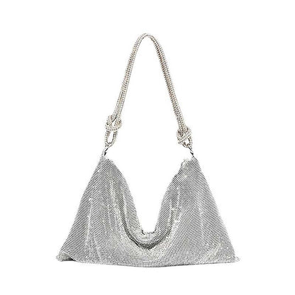 Women's Diamond Tote Dinner Rhinestone Underarm Bag