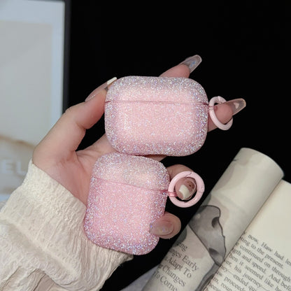 Fine Rhinestone Crystal Particle Bluetooth Headset Protective Cover Earphone Case