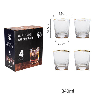 Crystal Glass Whiskey Glass Set