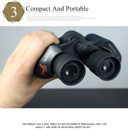 Telescope 60X60 Powerful Binoculars Hd High Magnification For Outdoor Hunting Optical Scopes Lll Night Vision Fixed Zoom