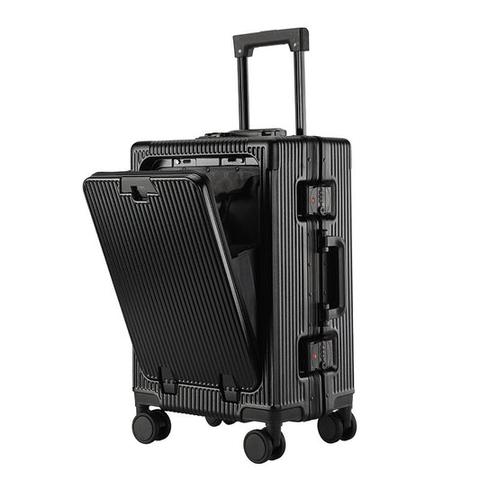 Trolley Aluminum Frame Large Capacity Front Opening Luggage