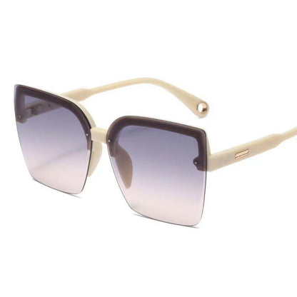 Europe And The United States Street Shot Ins Wind Big Square Sunglasses