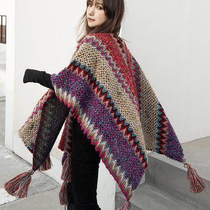 Ethnic Style Shawl Travel Tibet Yunnan Cloak