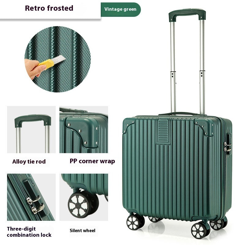 18-inch Trolley Case Printed Pattern Luggage Small Children Suitcase Boarding Bag Suitcase