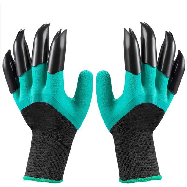 Garden Gloves With Claws Waterproof Garden Gloves For Digging Planting Breathable Gardening Gloves For Yard Work