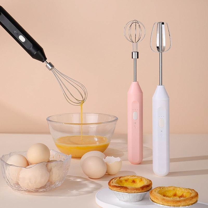 Handheld Electric Egg Beater For Home Baking Of Cakes