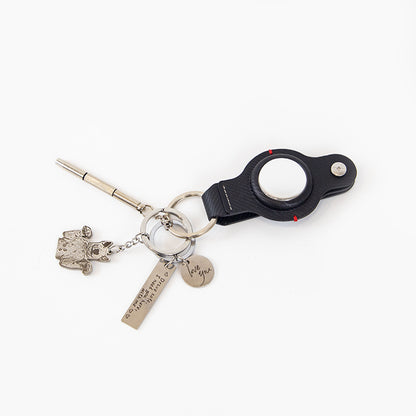 AirTag Secure Holder With Key Ring Original Stylish And Durable Key Ring Accessories Gift Keychain