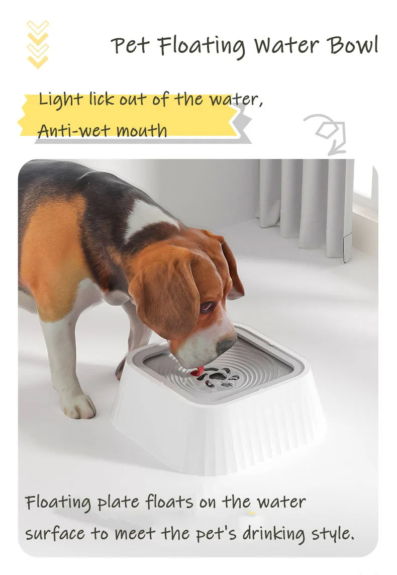 Pets Dog Cat Bowl Floating Bowl Water Drinker Not Wet Mouth Splash Water Portable Dog Bowl Not Sprinkler Pet Drinking Bowl Cup Pet Products