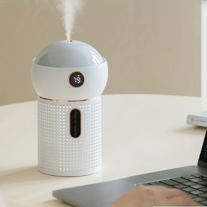 Projection Humidifier Household Bedroom Large Capacity Atmosphere Light Aromatherapy Machine Spray Humidifier