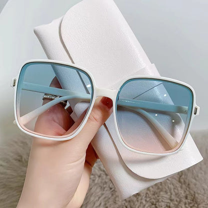 Oversized Frame Women Ins Fashion Sunglasses UV Protection