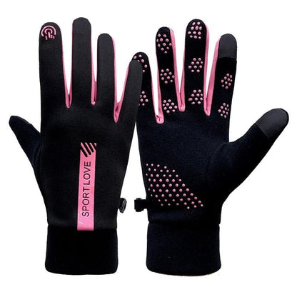 Men's And Women's Water Repellent Sports Warm Gloves