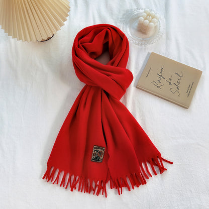 Women's Korean-style All-match Monochrome Scarf