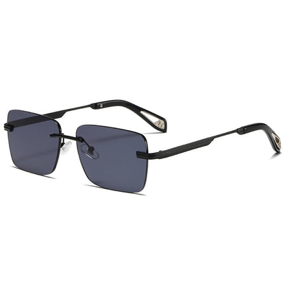 Frameless Square Sunglasses Retro For Men And Women