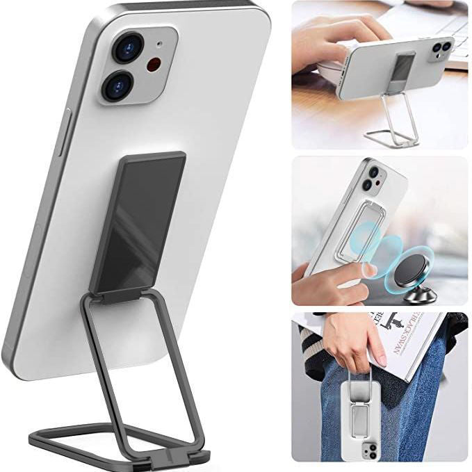 Foldable Mobile Phone Holder Ring Buckle Retractable Desktop CellPhone Stand Car Magnetic Bracket Office Accessories